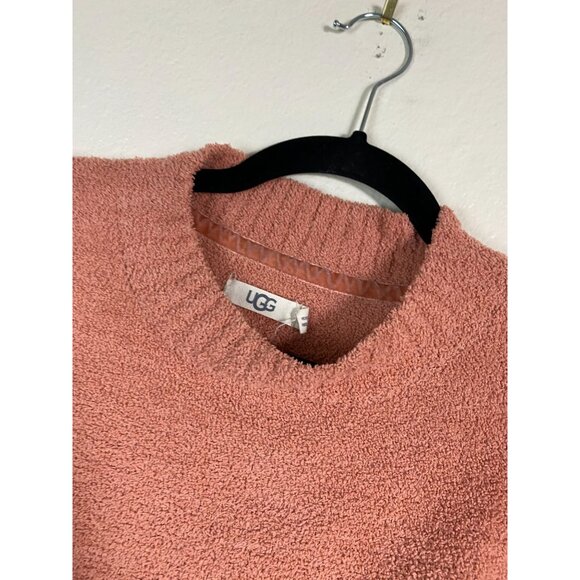 UGG Womens Cozy Teddy Sweater Size XL Cozy Warm Orange Fall Winter Pumpkin - Picture 10 of 13